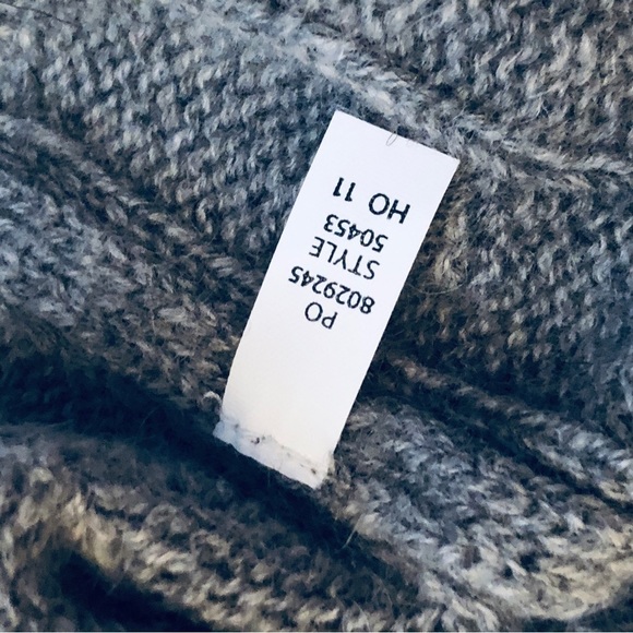 Crew Cuts Cable Knit Grey Crew Neck Light Grey Sweater Kids - XL - Picture 4 of 5